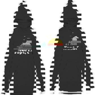 Vintage Freeport Texas Home Souvenir Print Unisex Hoodie - Monsterry