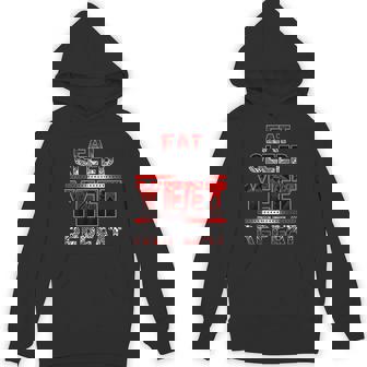 Vintage Jey First Name Saying Eat Sleep Yeet Repeat Apparel Hoodie - Seseable