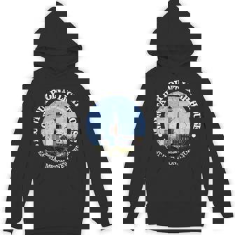 Vintage Nature Montauk Point Lighthouse Hiking Mountain Unisex Hoodie - Monsterry