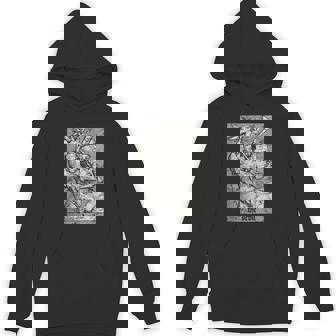 Vintage Occult The Devil Tarot Card Satanic Horror Grunge Unisex Hoodie - Monsterry