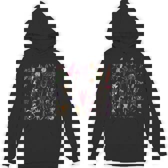 Vintage Pressed Flowers Rustic Dry Flowers Unisex Hoodie - Monsterry