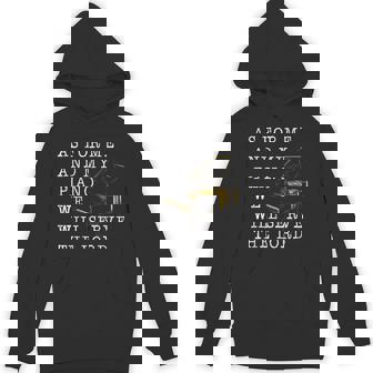 Vintage Quote As For Me And My Piano We Will Serve The Lord Hoodie - Monsterry