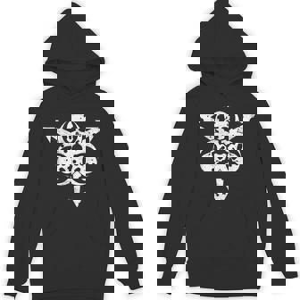 Vintage Skull Death Guard Symbol Skeleton Circle Hoodie | Seseable CA