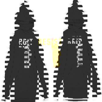 Vintage Smokey The Resist Bear Women's & Men's Hoodie | Mazezy