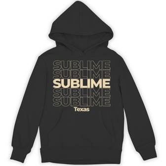 Vintage Sublime Texas Repeating Text Hoodie - Thegiftio UK