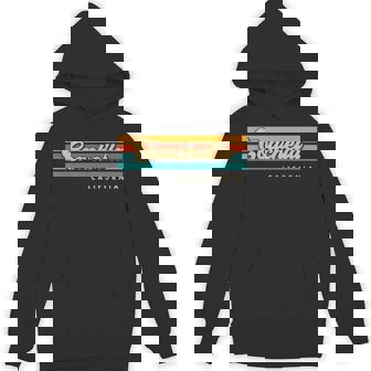 Vintage Sunset Stripes Coachella California Unisex Hoodie - Monsterry