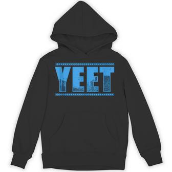 Vintage Yeet Yeet Quotes Blue Hoodie - Thegiftio UK