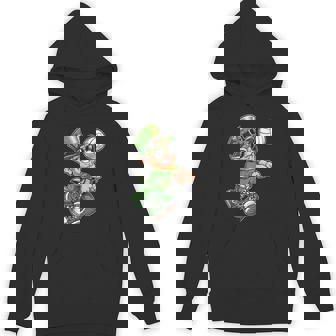 Volleyball Leprechaun St Patrick's Day Player Hoodie - Seseable