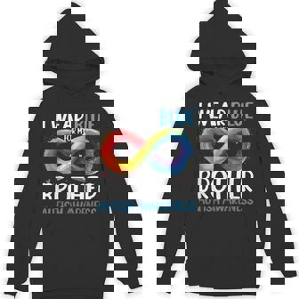 I Wear Blue For My Brother Autism Awareness Infinity Symbol Hoodie | Mazezy