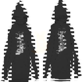 Wild Dog Making Eye Contact For Wild Dog Fans Unisex Hoodie - Monsterry