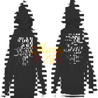 Will You Marry Me Ideas Sign Marriage Proposal Wedding Unisex Hoodie - Monsterry