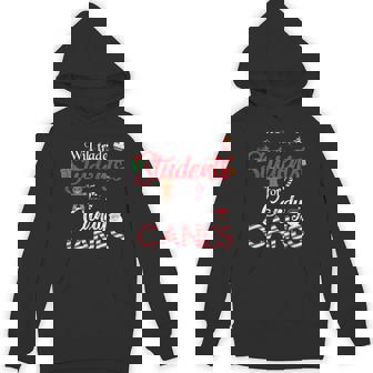 Will Trade Students For Candy Canes Christmas Teacher Unisex Hoodie - Monsterry