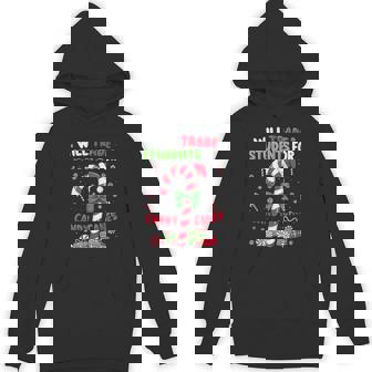 Will Trade Students For Candy Canes Teachers Christmas Unisex Hoodie - Monsterry