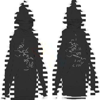 Wine Sommelier Line Art Retro Style Vintage Unisex Hoodie - Monsterry