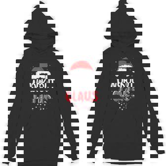 Workout Santa Claus Christmas Matching Costume Unisex Hoodie - Monsterry