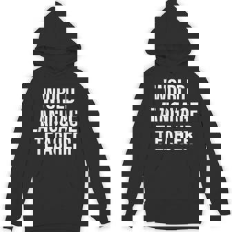 World Language Teacher Bilingual Spanish Teacher Maestra Unisex Hoodie - Monsterry