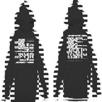 Wrestling Usa Us Flag Patriotic Cross Christ Hoodie - Thegiftio UK