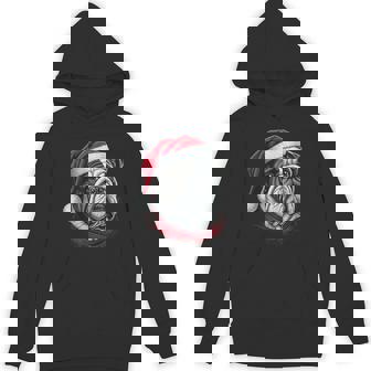 Xmas Bulldog Santa On Christmas Bulldog Unisex Hoodie - Monsterry
