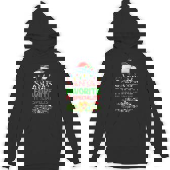Xmas Lighting Santa's Favorite It Specialist Christmas Unisex Hoodie - Monsterry