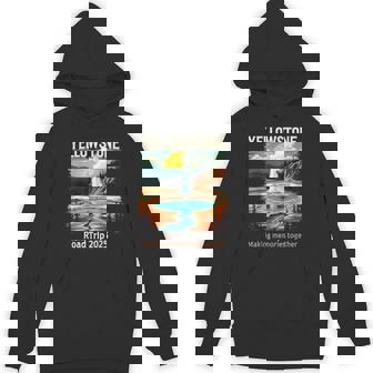 Yellowstone Family Road Trip 2025 National Park Outdoor Hoodie | Mazezy