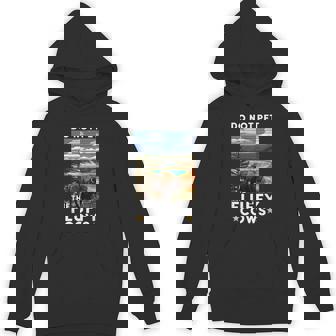 Yellowstone National Park Bison Do Not Pet The Fluffy Cows Unisex Hoodie - Monsterry