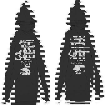 Yes Chef Vintage Restaurant Cooking Saying Say It Back Hoodie - Thegiftio UK