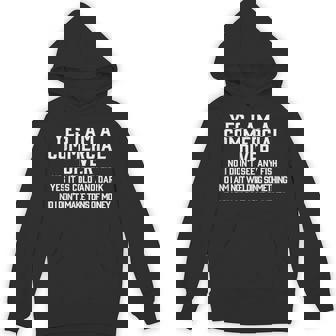 Yes I Am a Commercial Diver Unisex Hoodie - Monsterry