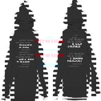 They're Eating The Checks They're Eating The Balances Hoodie | Mazezy