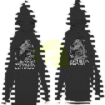 Zephyr Saurus Personalized Name Dinosaur T-Rex Unisex Hoodie - Monsterry