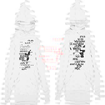 1965 A Woman Who Is Covered By The Blood Of Jesus Hoodie | Mazezy