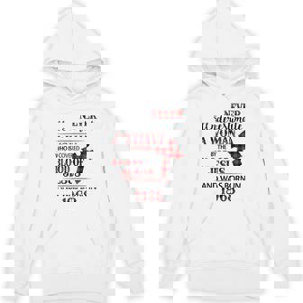 1968 A Woman Who Is Covered By The Blood Of Jesus Hoodie | Mazezy