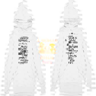 1975 A Woman Who Loves Dogs Hoodie | Mazezy