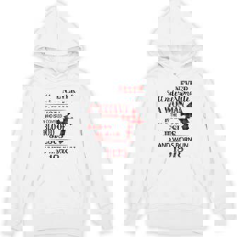 1978 A Woman Who Is Covered By The Blood Of Jesus Hoodie | Mazezy