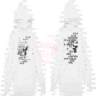 1993 A Woman Who Is Covered By The Blood Of Jesus Hoodie | Mazezy