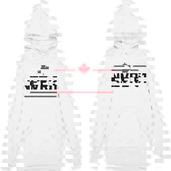 Never 51St State Canada Flag Hoodie - Monsterry