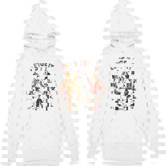 Aesthetic Christmas Light & Nut Cracker Let's Get Lit Xmas Unisex Hoodie - Monsterry