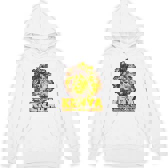 AFRICA Retro Kenya Samburu African Safari Lion Tank Top Unisex Hoodie - Monsterry