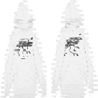 African Wild Dog Ready To Hunt Unisex Hoodie - Monsterry