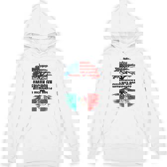 American Grown Mexican Roots Mexico Hoodie | Mazezy