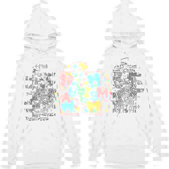 Autism Awareness Coquette Bow Autism Awareness Puzzle Piece Hoodie - Monsterry