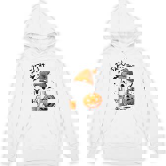 Bruh Halloween Tshirt Kids Cute Ghost Boo Bruh Pumpkin Spice Unisex Hoodie - Monsterry
