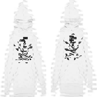 Calico Jack Sword Pirate Flag Graphic Unisex Hoodie - Monsterry