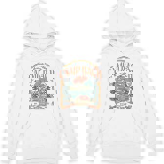 Camp Bach Vintage Team Bride Camping Bachelorette 2025 Unisex Hoodie - Monsterry