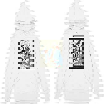 Carpenter Japanese Samurai Warrior Armor Sword Fighter Mask Unisex Hoodie - Monsterry