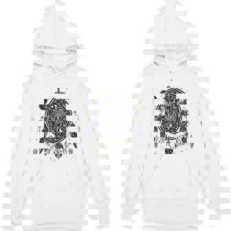 Celestial Dreams Cosmic Dream Catcher With Stars And Moons Unisex Hoodie - Monsterry