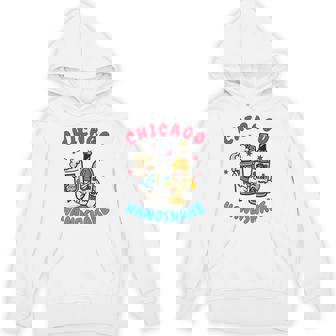 Chicago Illinois Chicago Handshake Chicago Beer Lover Malort Hoodie - Monsterry