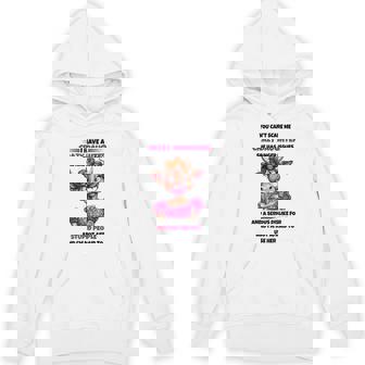 Cow You Cant Scare Me I Have A Crazy Daughter She Has Anger Hoodie - Seseable