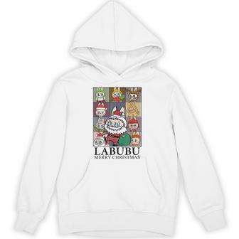 Cute Labubu Merry Christmas Era Labubu Birthday Unisex Hoodie - Monsterry