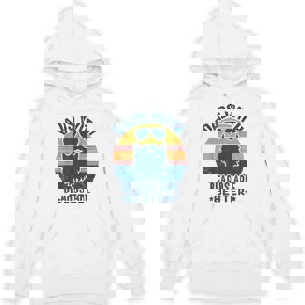 Dads With Beards Are Better Vintage Father's Day Joke Unisex Hoodie - Monsterry