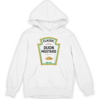 Dijon Mustard Halloween 2024 Costume Family Matching Ketchup Unisex Hoodie - Monsterry